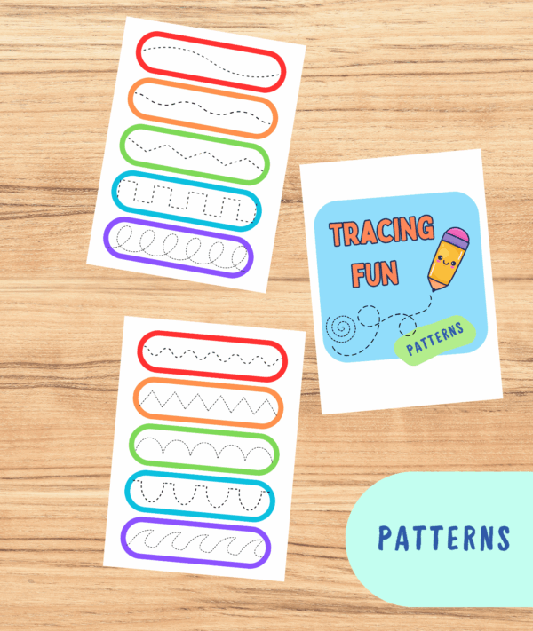 Printable – Tracing Fun – Patterns – Foxtails and Tales