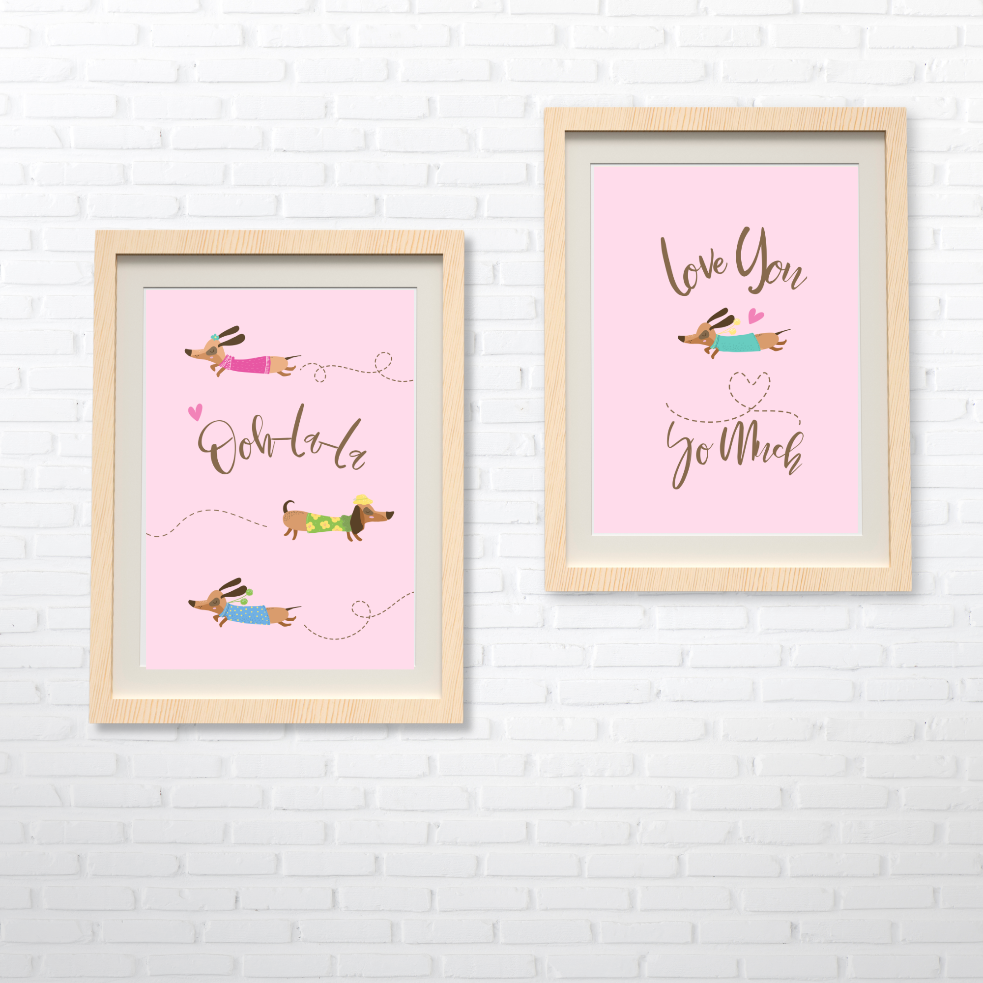 Art Prints - On a Walk (Set of 2)