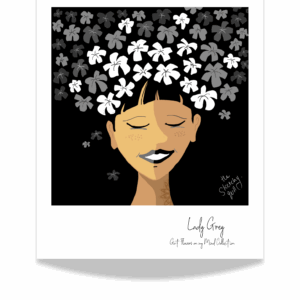 Wall Art - Lady Grey