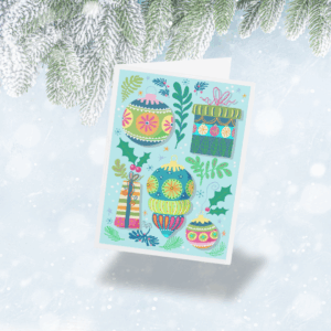 Christmas Card – Merry & Bright