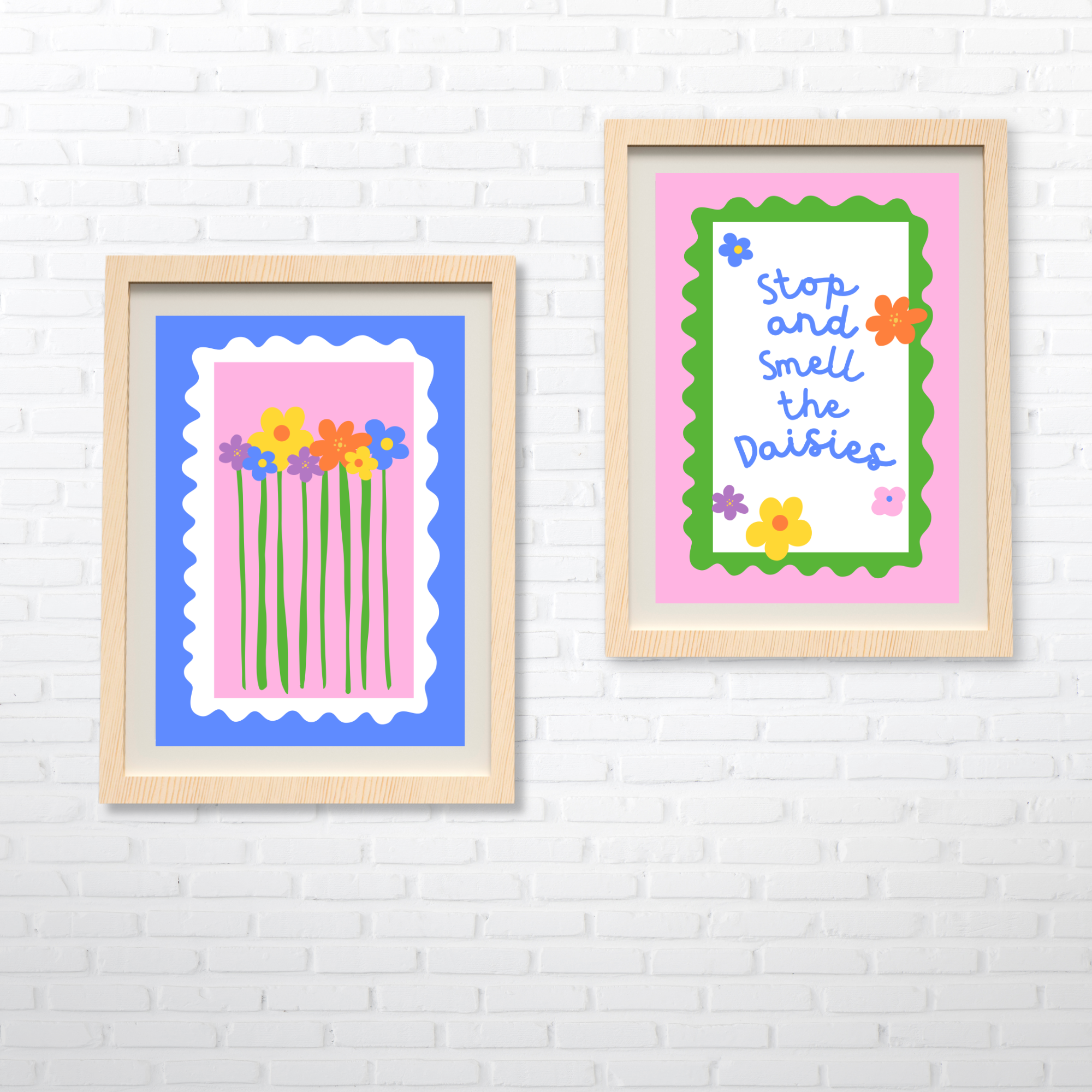 Art Prints - Blossom Brights (Set of 2)