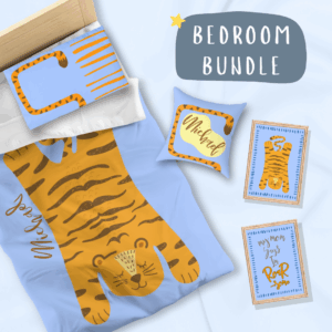 Bedroom Bundle - Little Tiger in Blue