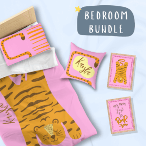 Bedroom Bundle - Little Tiger in Pink