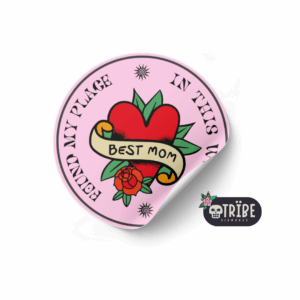 Sticker (Vinyl) - Best Mom Tattoo